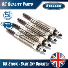 Stallex 4x Diesel Heater Glow Plugs For Nissan Serena Vanette 2.3 D Dual Core