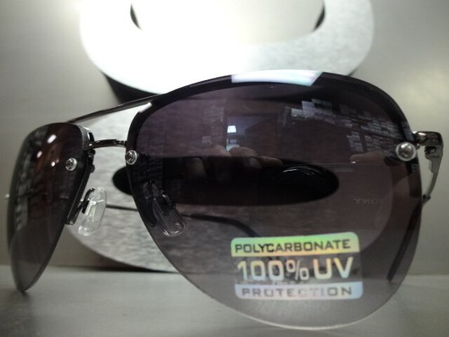 Mens Classic Elegant VINTAGE RETRO Style SUNGLASSES Gunmetal Frame Gradient Lens - Picture 2 of 7
