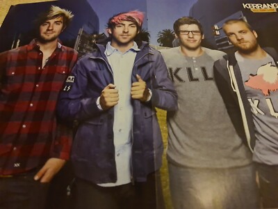 ALL TIME LOW / ENTER SHIKARI POSTER KERRANG MAGAZINE
