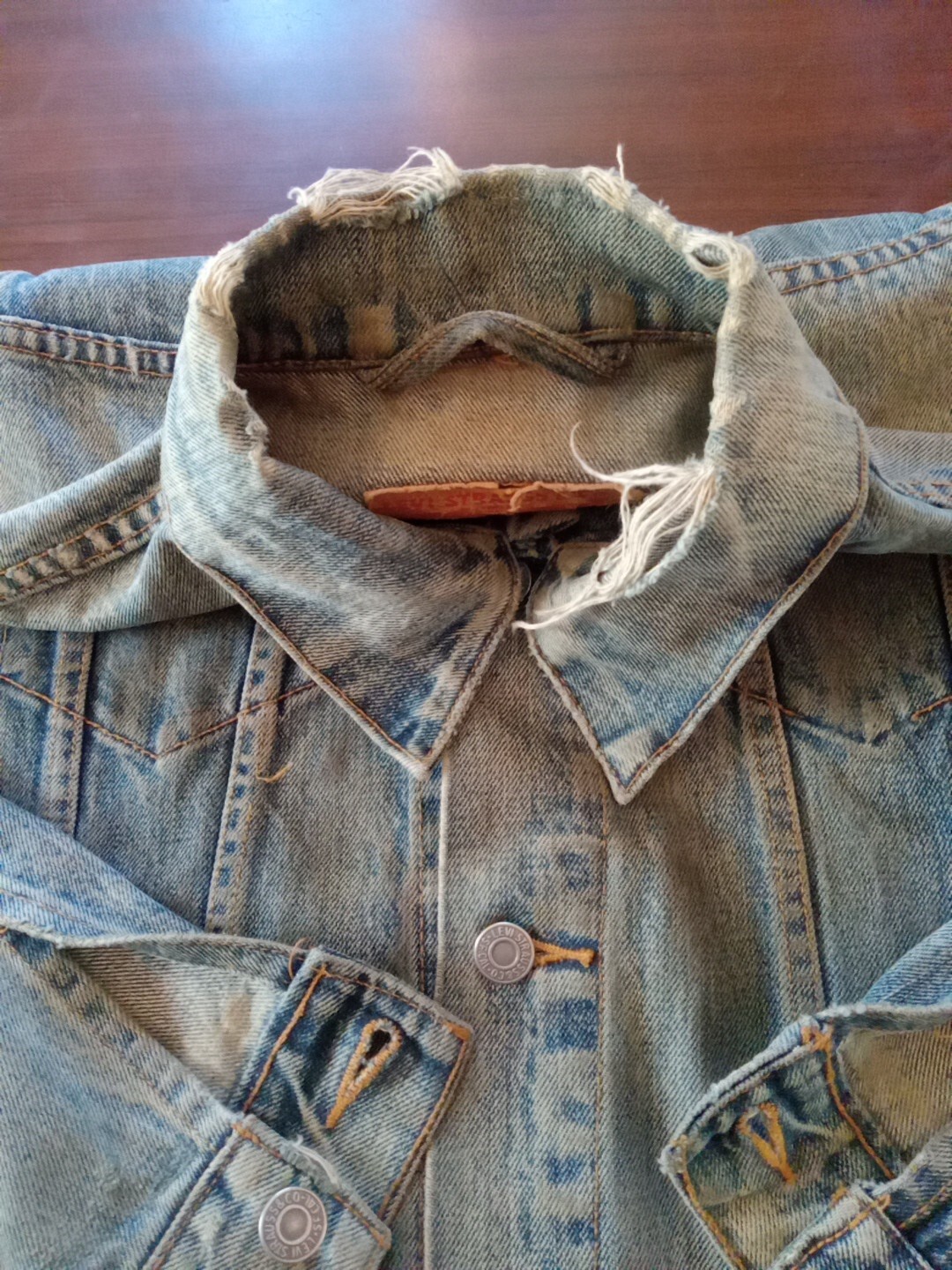 Levis Denim Jacket. Prototype Model. SEE DESCRIPT… - image 8