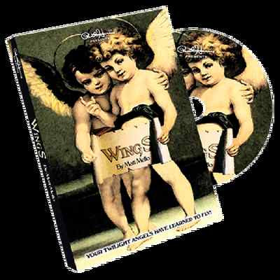 WINGS DVD & GIMMICK BY PAUL HARRIS & MATT MELLO MAGIC CARD TRICK GAFF