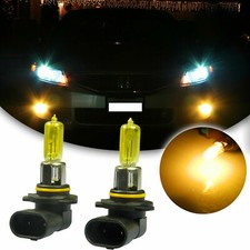 2x Golden Yellow 9005 Hb3 Halogen Bulbs High Beam Headlight Daytime Running Lamp