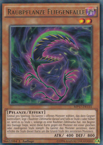 Yu-Gi-Oh! - MP17-DE131 - Predatory Plant Fly Trap - 1st Edition - Picture 1 of 1