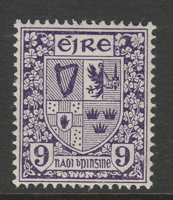 Ireland 1940 9d Deep violet with Inverted watermark SG 120w Mnh. BH9405
