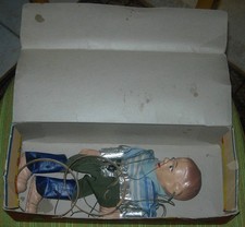 PETER PUPPET SPACEMAN BOXED 1950'S MARIONETTE RINGS