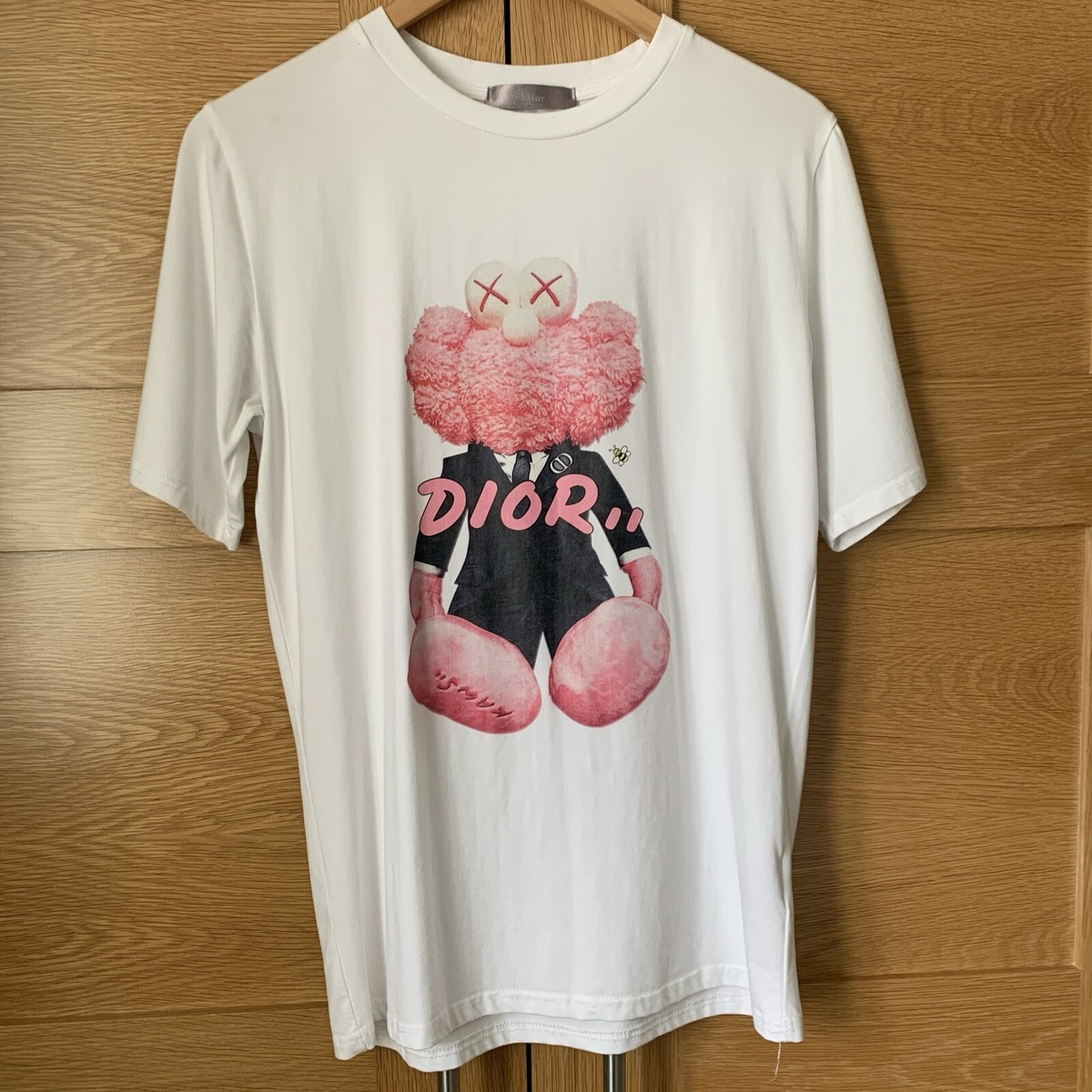 Dior X Kaws White T-Shirt | eBay UK