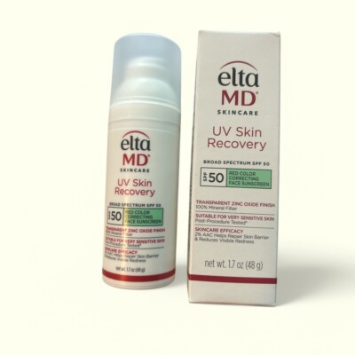 Elta MD UV Skin Recovery Red Color Correcting SPF50 48g 1.7oz New Exp. 8/27
