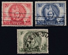 Australia  1946  Mitchell set  SG 216 - 218  good used