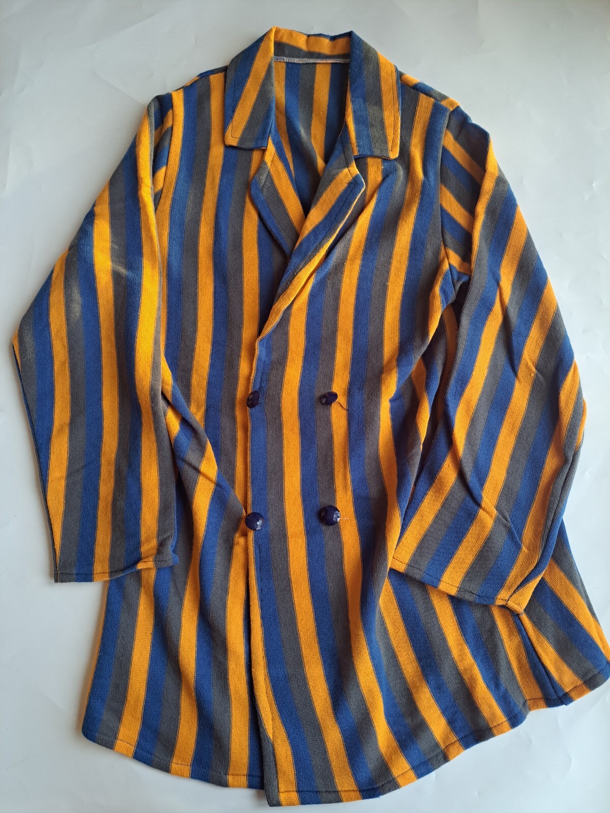 FILA Giacca a righe blazer regata canottaggio Henley 36 anni 70 fatta a mano