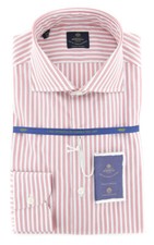 Luigi Borrelli Red Shirt - Slim - 16.5/42 - EV06402940NANDO