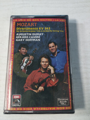 Mozart Divertimento KV 563 Dumay Gerard Causse Hoffman - New Cassette