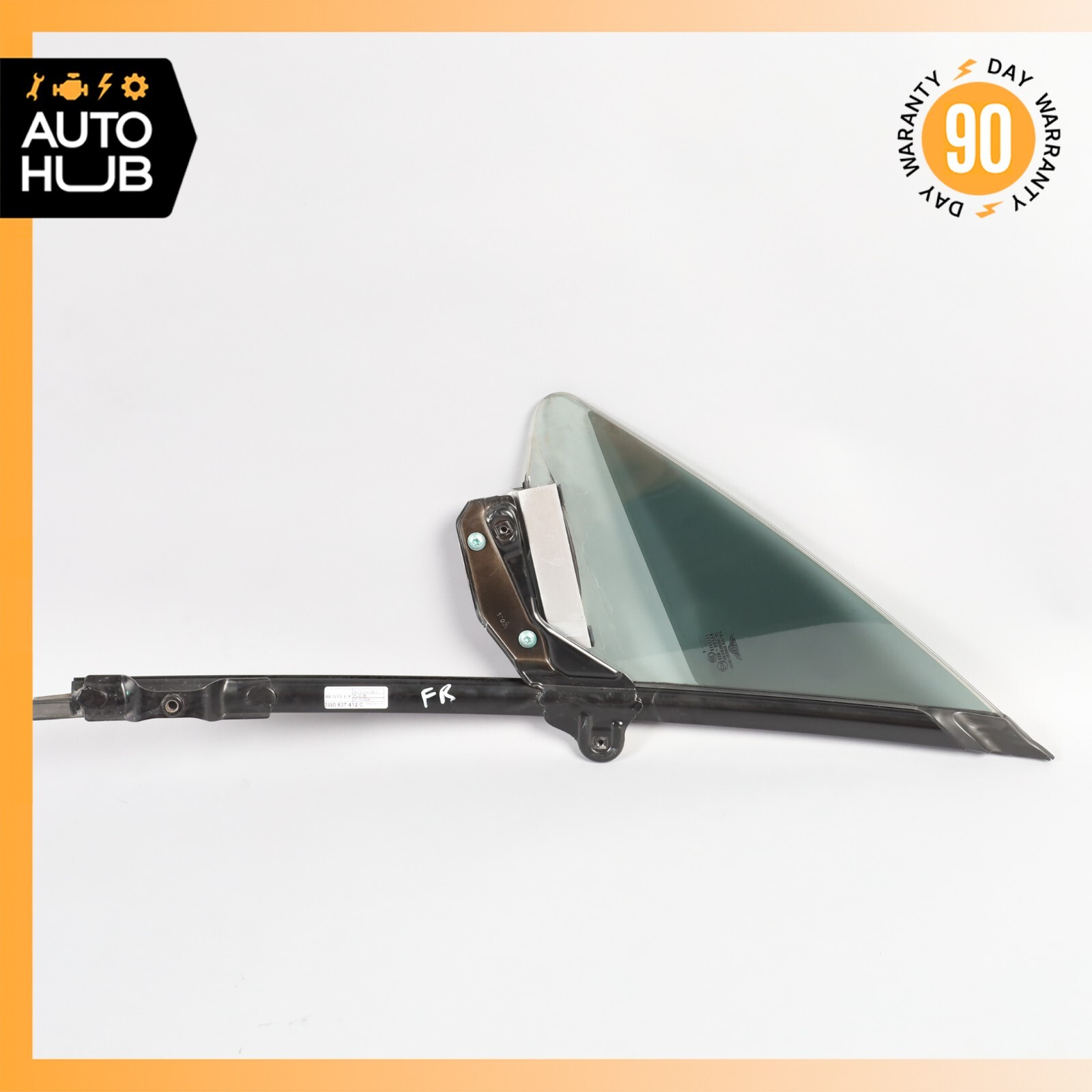 03-10 Bentley Continental GT Coupe Front Right Side Door Vent Window Glass OEM