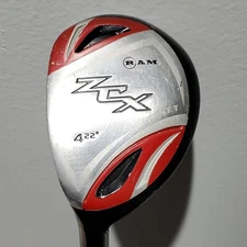 RAM Golf ZCX 4 Hybrid 22* Td-20 Uniflex Graphite  Shaft L/h Great Rescue Club