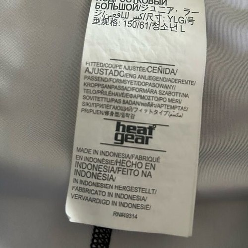 Under Armour Heat Gear Leggings, Geometric Design Size Girls Youth Large - Picture 7 of 15