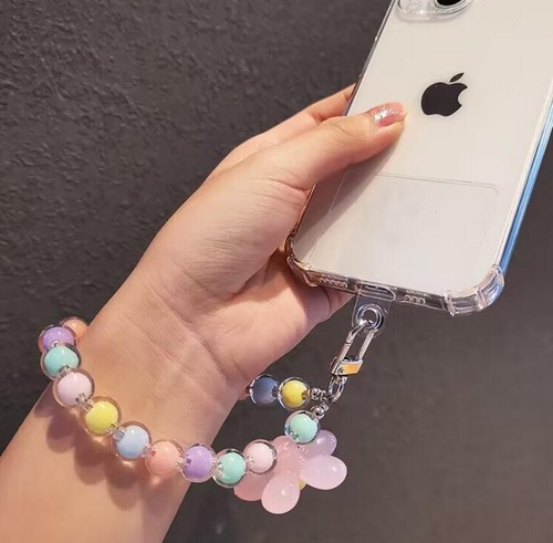 Beaded Lanyard For Universal Mobile Phone Case Beauty Keychains For Women Girls - 第 1/10 張圖片