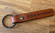 RS4 Stagea Leather Key Ring. Brand New.