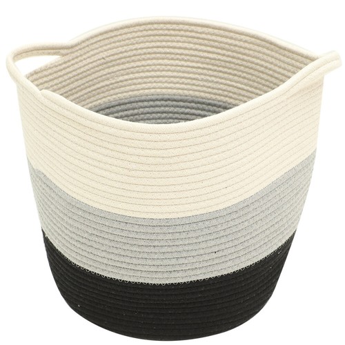 Cotton Storage Basket Handmade Small Woven Baskets Child Newborn