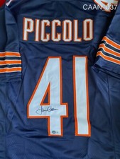 JAMES CAAN SIGNED BRIAN PICCOLO CUSTOM CHICAGO BEARS JERSEY! BRIAN'S SONG! COA!