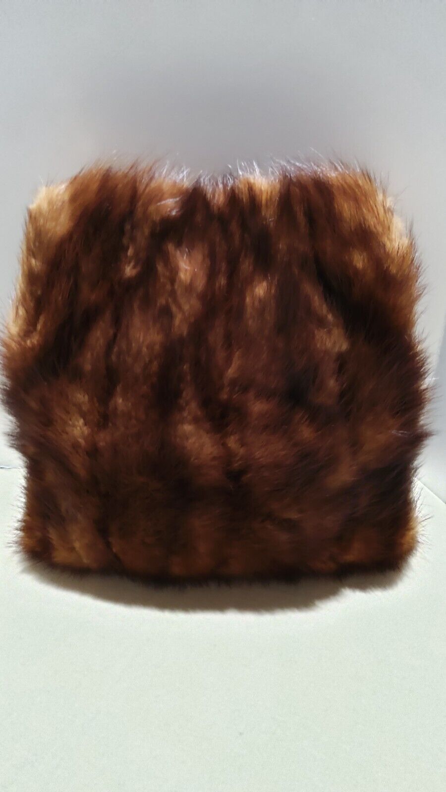 Vintage Genuine Real Fur Muff with Satin Lining &… - image 3