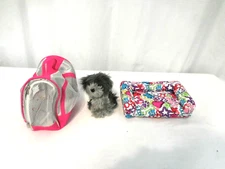 American Girl 18" Doll Nanea Dog Mele n Pet Carrier Travel Tote n Funky Pet Bed