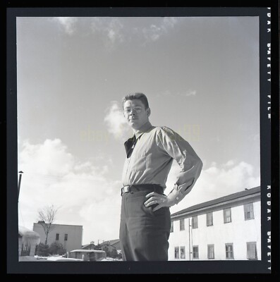 Soldier on Base - Misawa Air Base Japan - c1953 - Vintage
