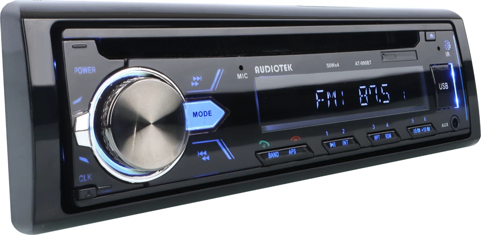 4X Altavoces Pioneer 6.5" + Audiotek 1-Din Coche Audio Bluetooth CD AM FM Receptor Foto 2 de 4