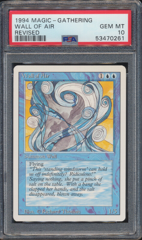 1994 MTG Magic The Gathering Revised Wall of Air PSA 10 GEM