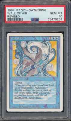 1994 MTG Magic The Gathering Revised Wall of Air PSA 10 GEM MINT