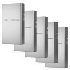 12 (TWELVE) NEW Enphase IQ Battery 5P - 5.0 kWh, AC-Coupled, 15-Year Warranty