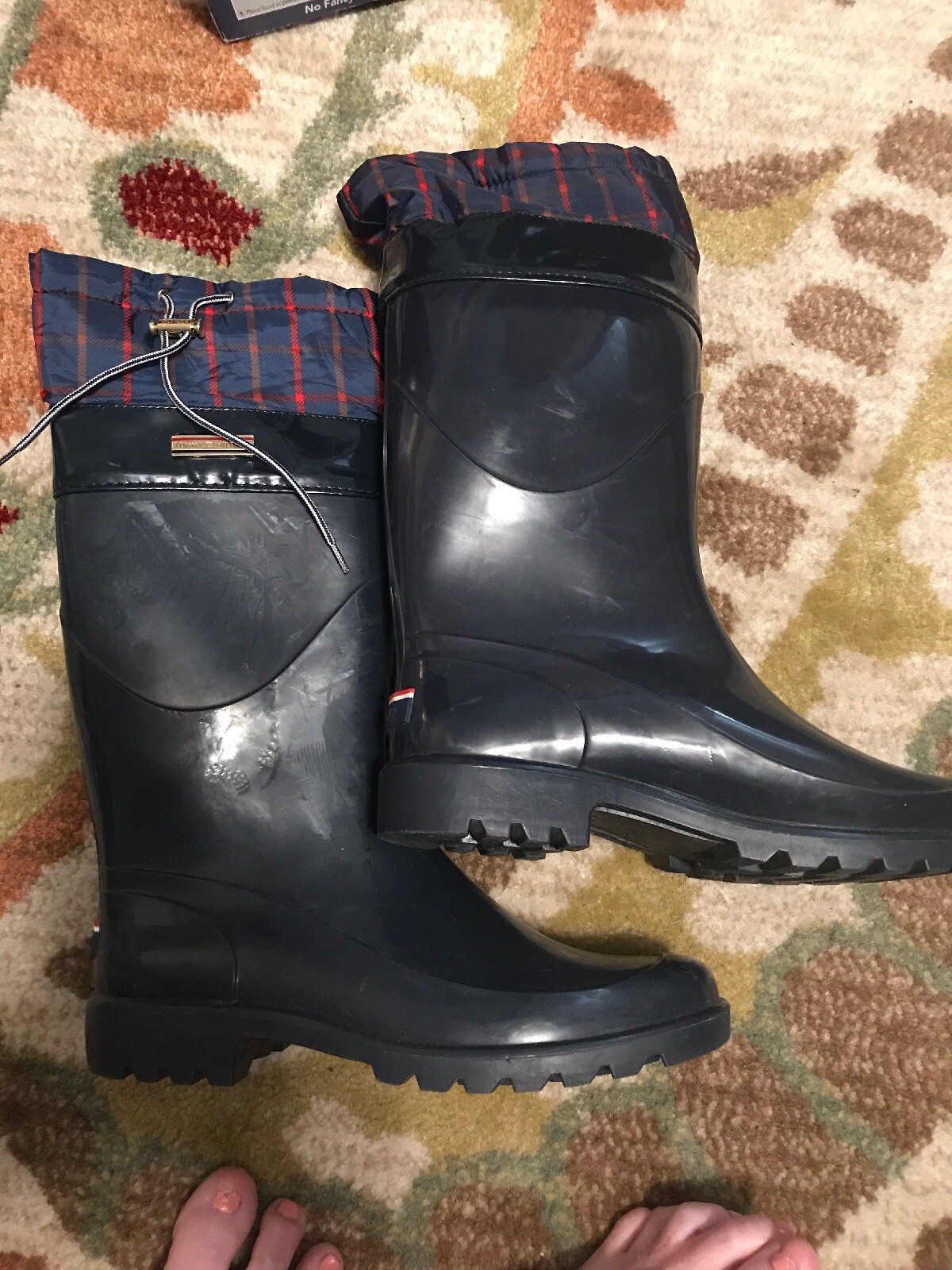 tommy hilfiger men's rain boots