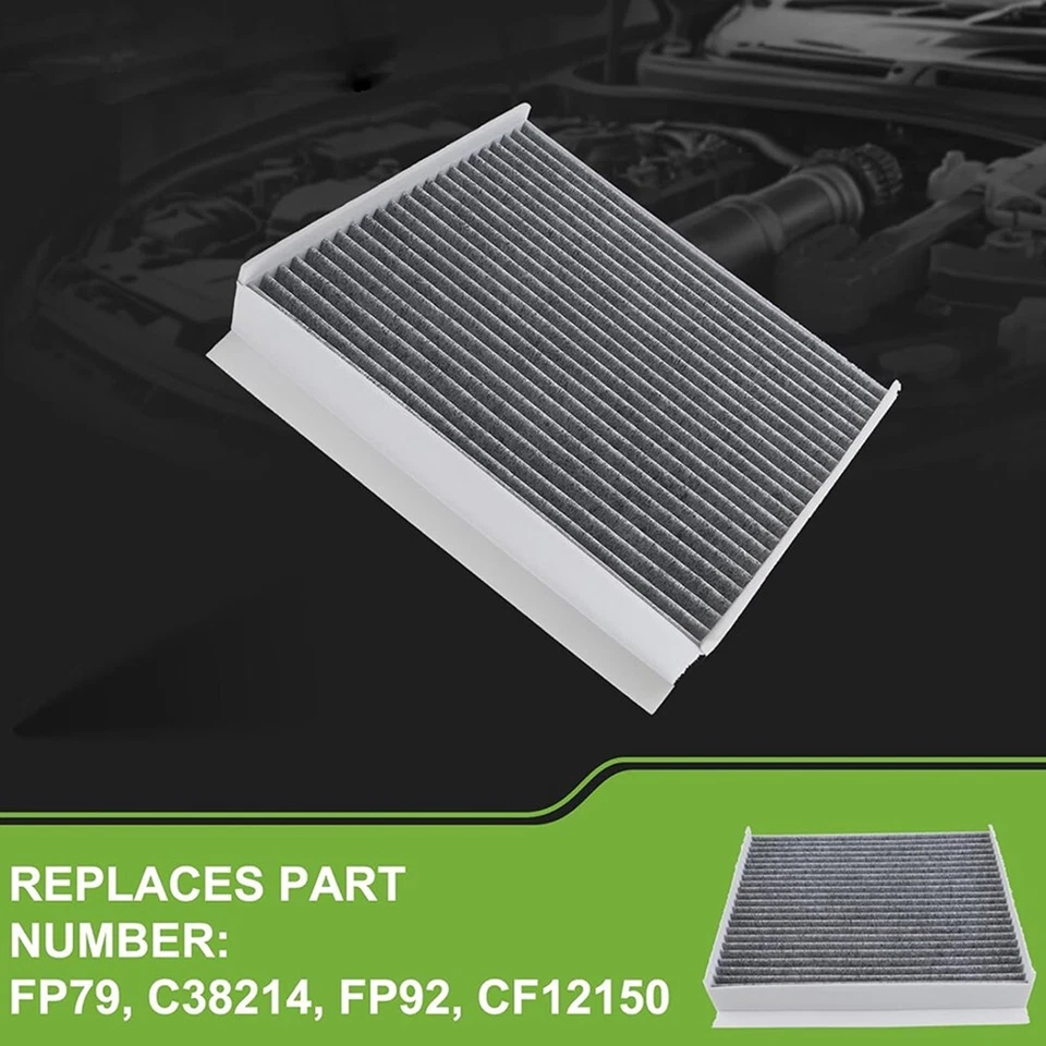 Filtro de ar de cabine FP79 compatível com Ford F150 2015-2023 F250 F350 F450 F550 2017-2022 - Imagem 4 de 4