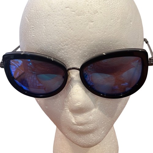 Wildfox Couture - Chaton Deluxe Sonnenbrille schwarz-blaue Gläser - Bild 3 von 6