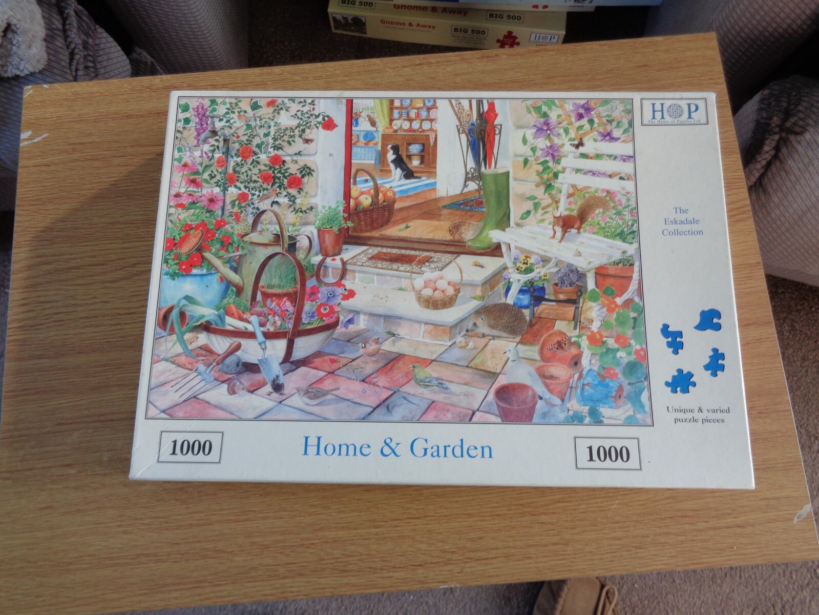 JIGSAW PUZZLE HOME & GARDEN 1000 PIECES HOUSE OF PUZZLES complete free p=p