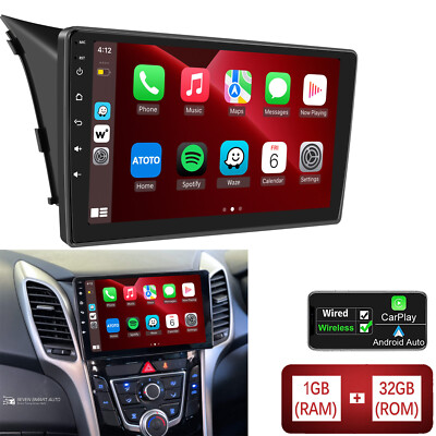 Für Hyundai i30 2012-2016 32G Android13 Autoradio Apple Carplay GPS Navi BT WIFI