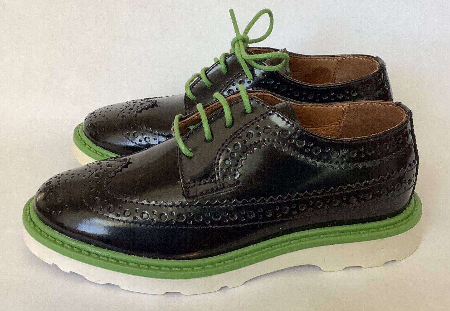 SAOLA Stringate Oxford nere Paul Smith Junior per bambini USA 10 5 EURO 28
