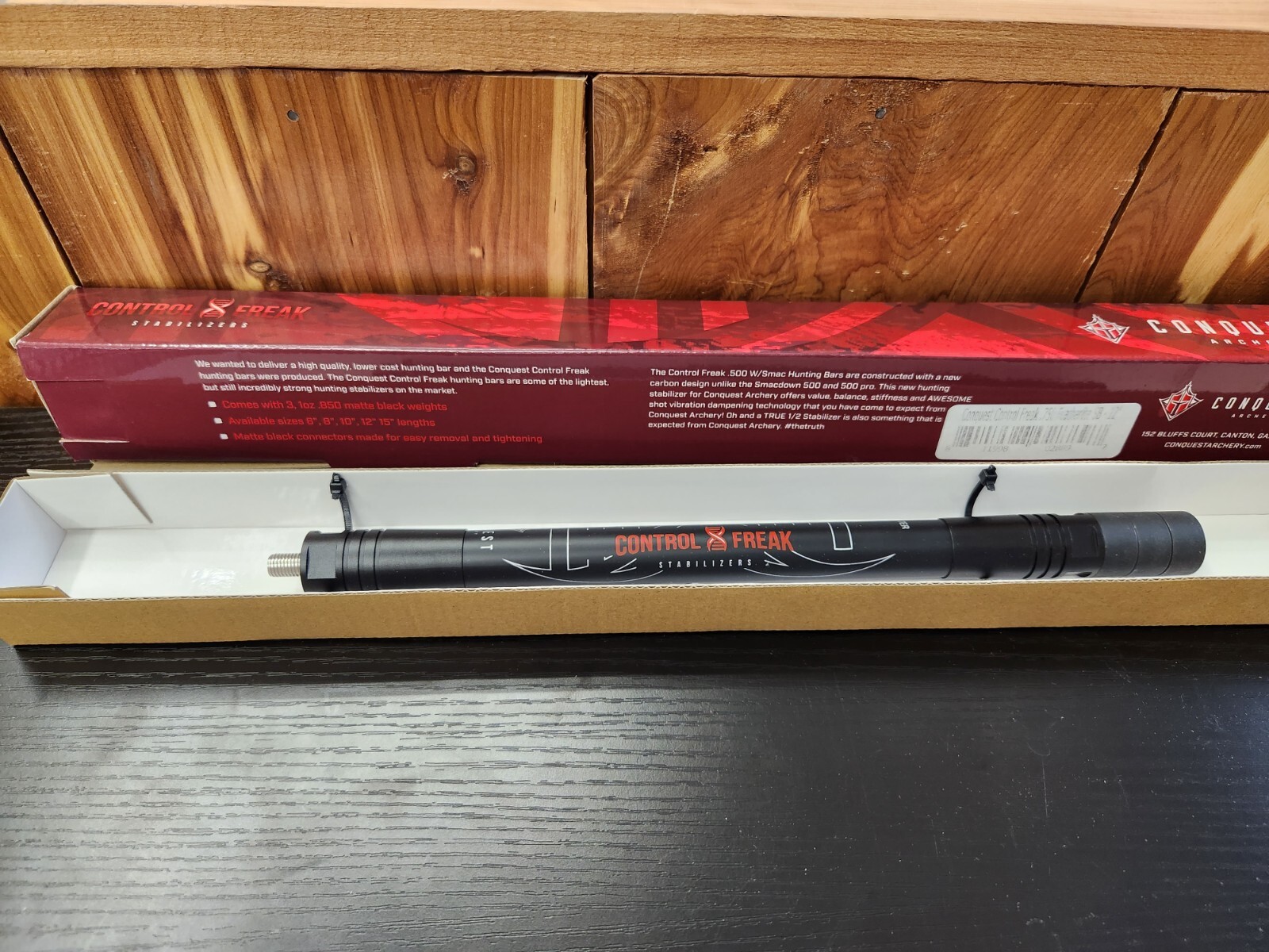 Conquest Archery Control Freak 750 Hunting Stabilizer eBay