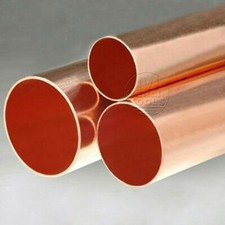 Select Diameter 8mm - 15mm Hard Straight Type Copper Pipe/Tube L:100 - 600mm