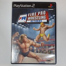 Fire Pro Wrestling Returns PS2 Sony PlayStation 2 Game Agetec NJPW