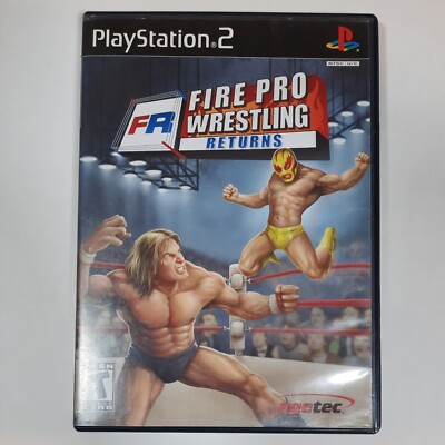 Fire Pro Wrestling Returns PS2 Sony PlayStation Game Agetec NJPW
