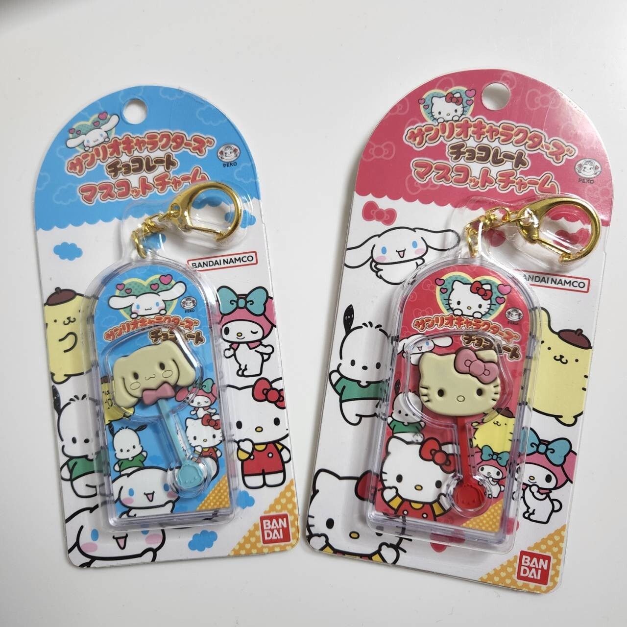 Sanrio Hello Kitty and Cinnamoroll Chocolate Mascot Charm Set of 2 Cute Japan