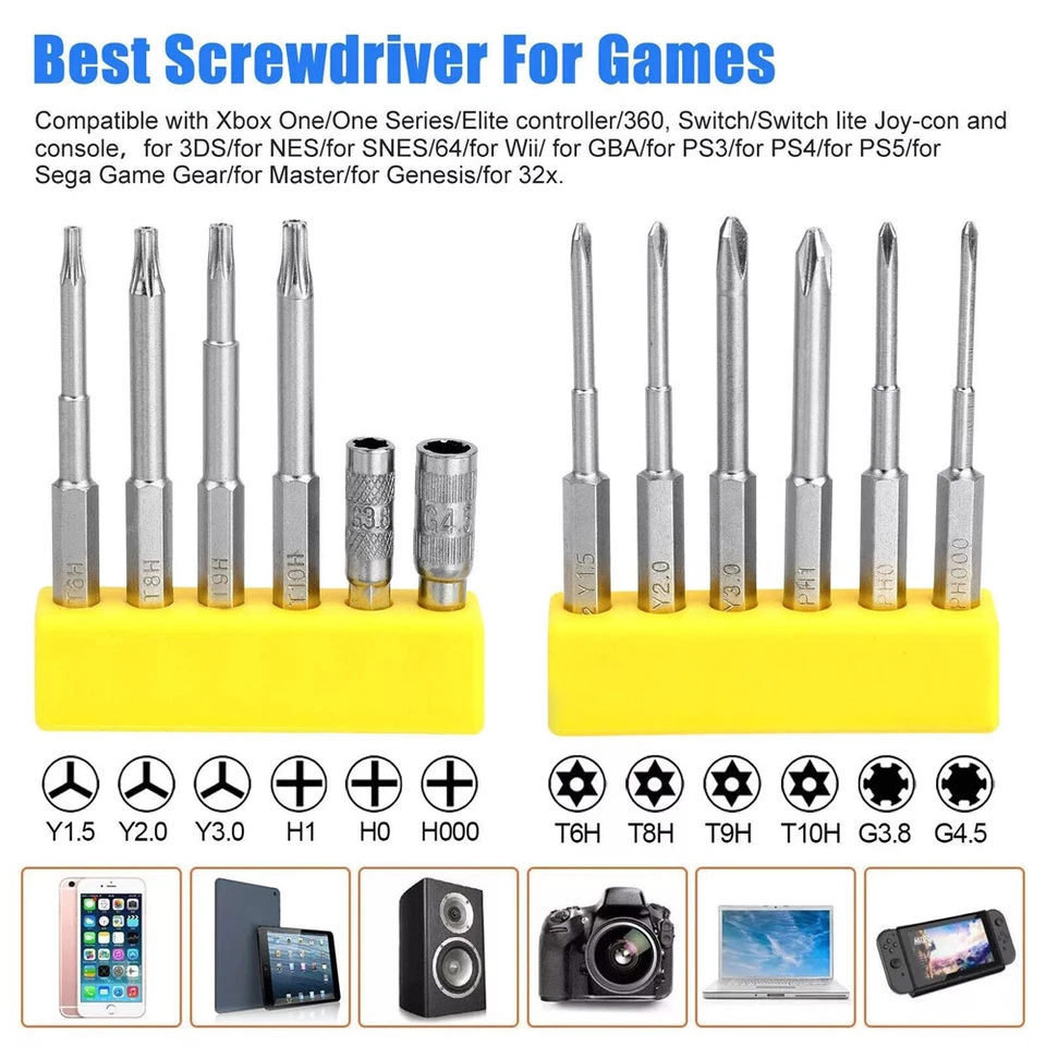 Cleaning Repair Tool Set Screwdriver Kit For PS5 Xbox One Controller Console PS4 - Image 4 of 4