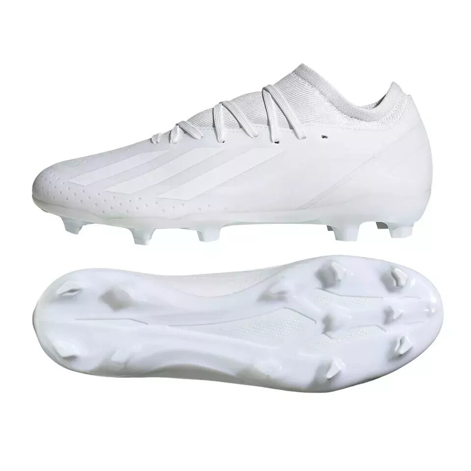 NEW ADIDAS MENS X CRAZYFAST.3 FG SOCCER CLEATS GY7430 White Men