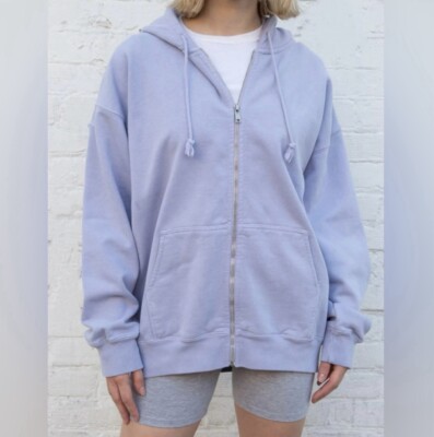 Brandy Melville Christy Oversized Full Zip Hoodie