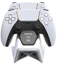 Bionik Power Stand for PlayStation 5: Dual PS5 Controller Charging Station with