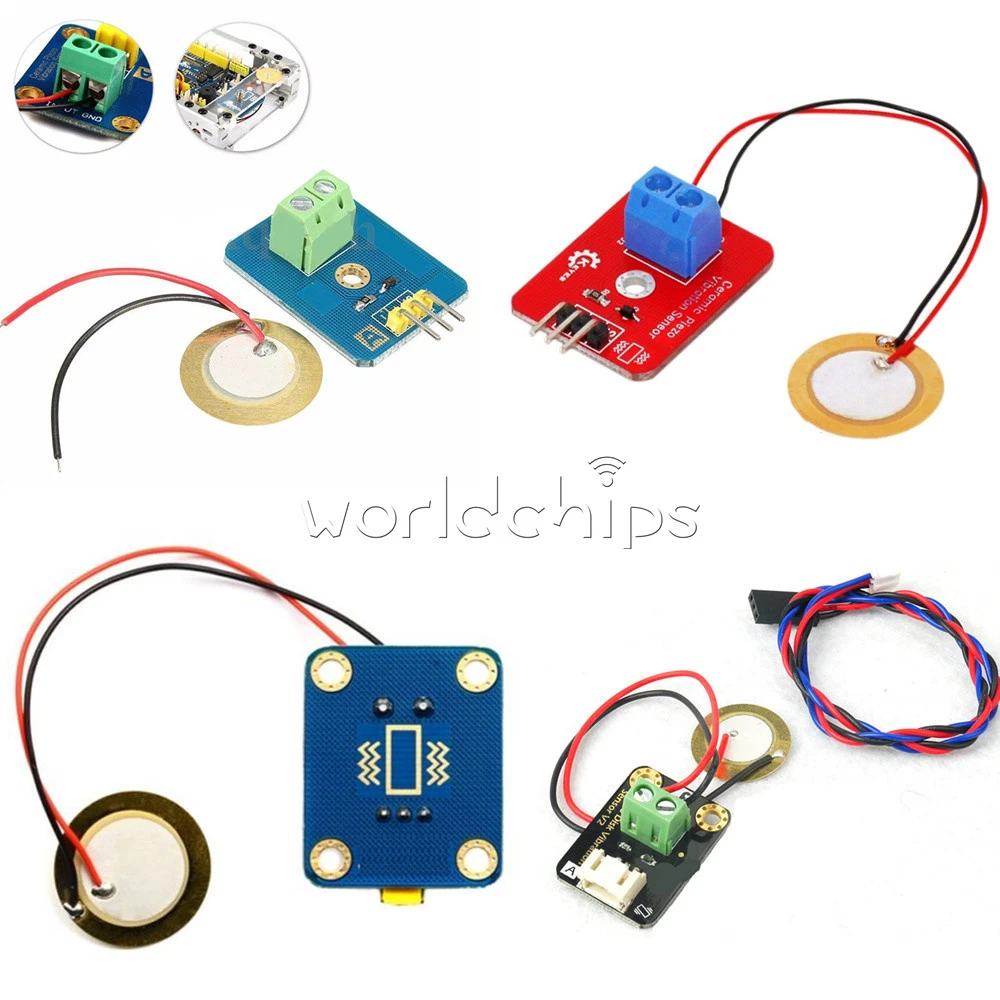 Drum Piezo Ceramic Vibration Sensor Analog For Arduino Uno Rev3