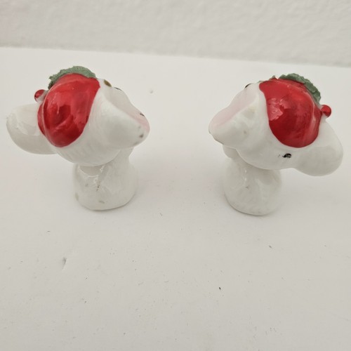 Napco Mice Figurines Vntg 50s Lot Of 2 Spaghetti Trim - Picture 3 of 8