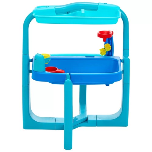 Little Tikes Easy Store Outdoor Folding Water Play Table 2 Scoop Kid Age 3+ Toys - Picture 3 of 8
