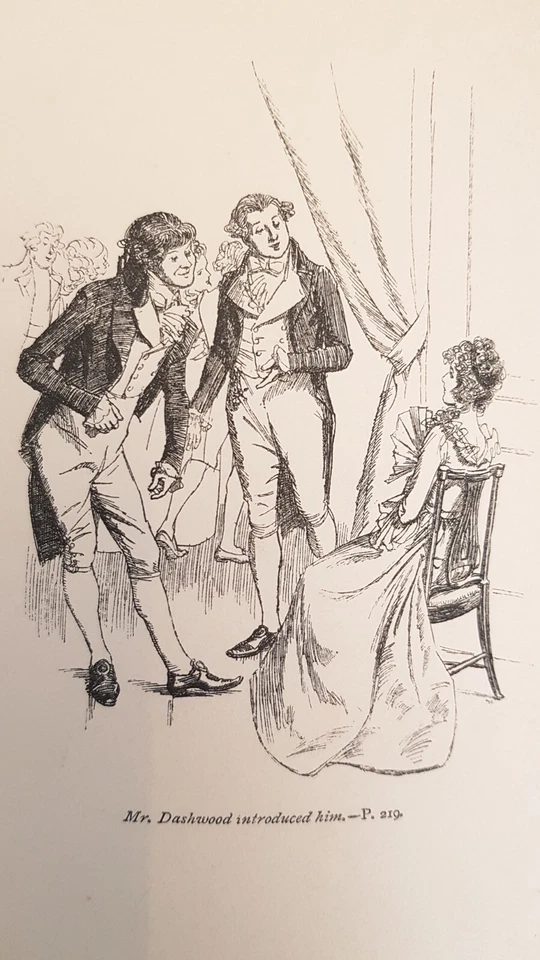 Sense and Sensibility. Jane Austen. Early Edition 1909. H Thomson illustrations - Image 4 of 4
