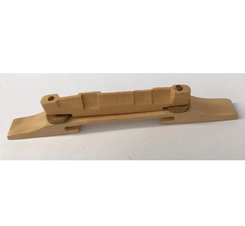 6 Strings Archtop Guitar Boxwood Bridge Gold Wheels Posts Lowboy Archtop Bridge