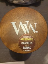 Woodwick Crackle Rosewood Candle 610g  Hourglass shaped